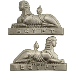 Manchester Regiment Collar Badge PAIR