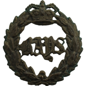 VICTORIAN 2nd Dragoon Guards (Queens Bays) Regiment Collar Badge