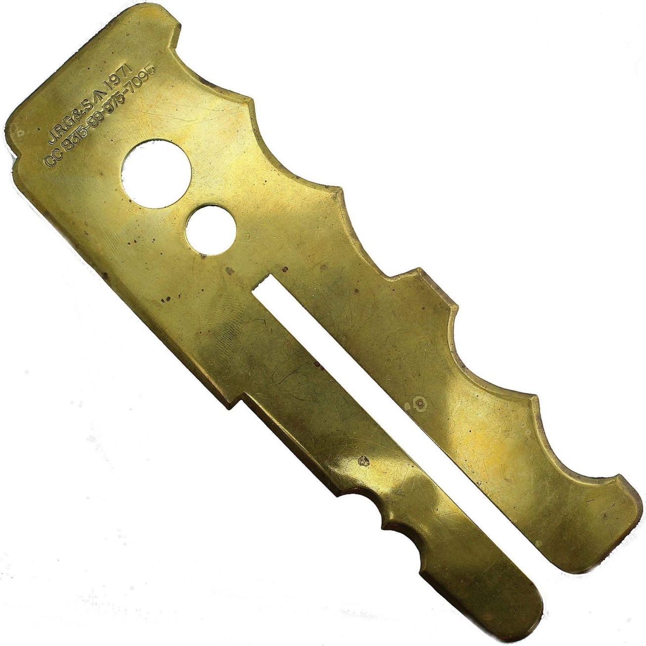 1971 National Service Brass Button Cleaner / Polisher Uniform Protector ...