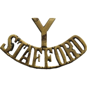 Staffordshire Yeomanry Regiment Shoulder Title