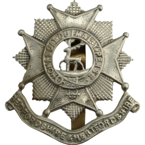 WW2 Bedfordshire and Hertfordshire Regiment Cap Badge