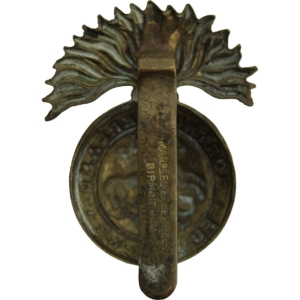 WW1 Northumberland Fusiliers Regiment Cap Badge - FIRST PATTERN