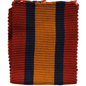 Boer War Spare Queens South Africa QSA Medal SILK Ribbon - 3 Inches