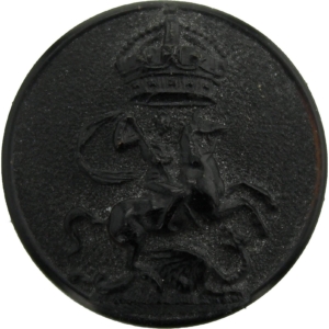 9th Battalion (Queen Victorias Rifles) ,County of London Regiment PLASTIC Button - 26mm