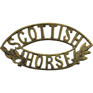 WW1 Scottish Horse Imperial Yeomanry Regiment Shoulder Title