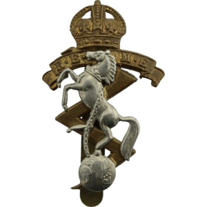 WW2 Royal Electrical & Mechanical Engineers REME Cap Badge - BUTTONS LD B'HAM