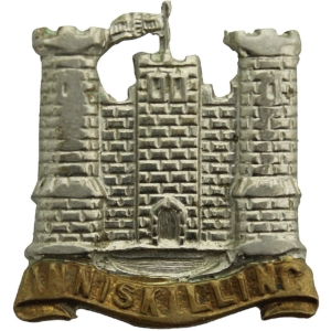 WW2 5th Royal Inniskilling Dragoon Guards Irish Regiment Collar Badge