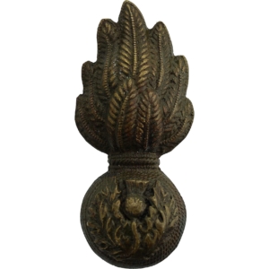 Royal Scots Fusiliers Regiment Scottish OFFICERS Bronze Collar Badge