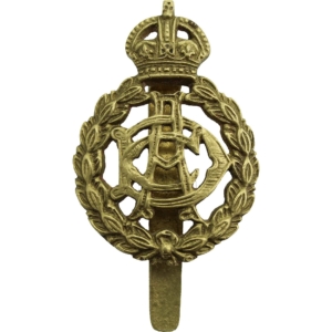 WW1 Army Dental Corps ADC Dentist Cap Badge - G.KARANJEE & SONS ALIGARH. U.P