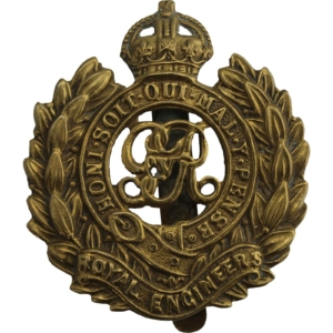 WW1 Royal Engineers Corps (George V) Cap Badge