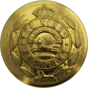 The Kings Liverpool (King's) Regiment Tunic Button - 26mm
