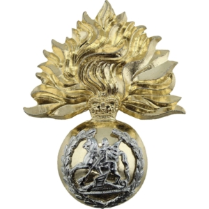 Northumberland Fusiliers Regiment Staybrite Anodised Cap Badge - Staybright