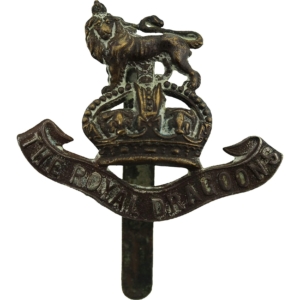 UK Dug Detecting Find - WW1 1st The Royal Dragoons Regiment Relic Cap Badge