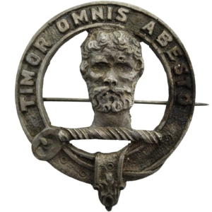 Scottish CLAN MACNAB Brooch Sporran Kilt Lapel Pin Badge TIMOR OMNIS ABESTO