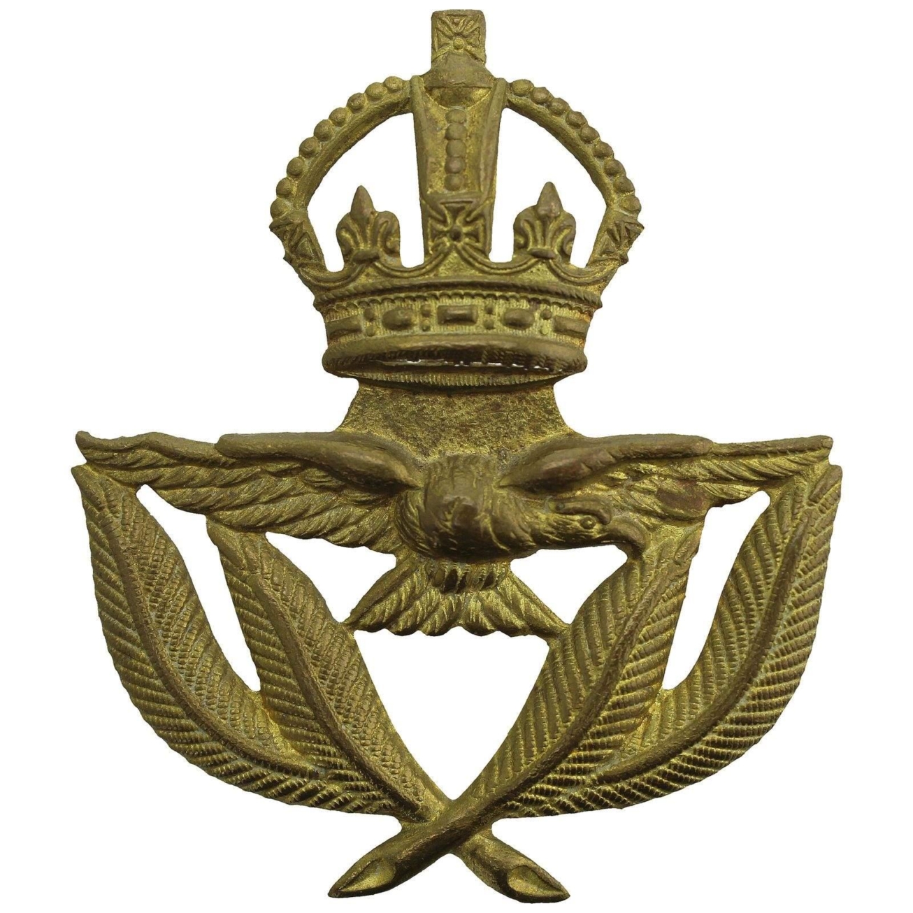 WW2 Royal Air Force RAF WARRANT OFFICERS Cap Badge - British Military ...