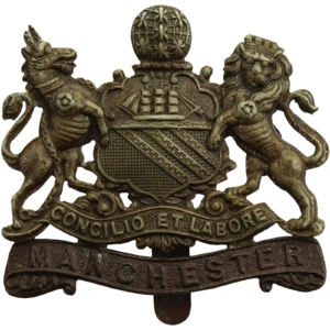 WW1 Manchester Regiment Cap Badge - FIRST PATTERN