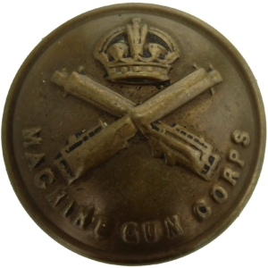 WW1 Machine Gun Corps MGC Tunic Button - Small 19mm