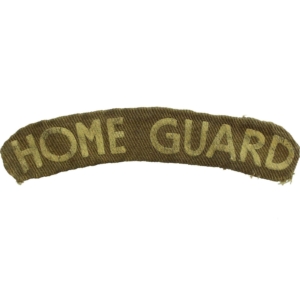 WW2 Home Guard Unit PRINTED Cloth Shoulder Title Badge Flash