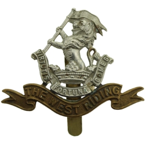 WW1 Duke of Wellingtons West Riding Regiment Cap Badge