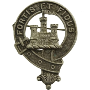 Scottish CLAN MACLACHLAN Brooch Sporran Kilt Lapel Pin Badge FORTIS ET FIDUS