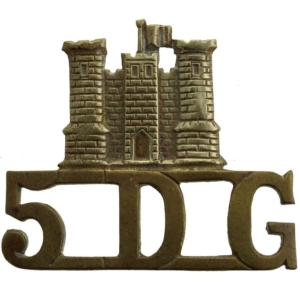 5th Royal Inniskilling Dragoon Guards Irish Regiment Shoulder Title 5DG