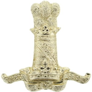 11th Hussars Regiment Staybrite Anodised Cap Badge - Staybright