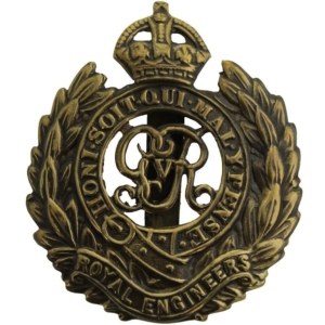 WW1 Royal Engineers Corps (George V) Cap Badge