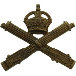 WW1 Machine Gun Corps MGC Collar Badge
