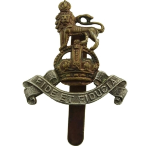 WW2 Royal Army Pay Corps RAPC Cap Badge - GLADMAN & NORMAN Makers Mark
