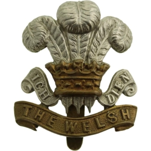 WW1 Welsh Regiment (Welch) Cap Badge