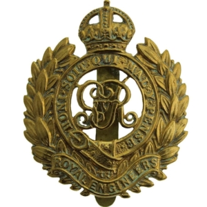 WW1 Royal Engineers Corps (George V) Cap Badge