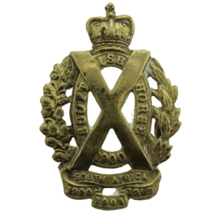 Scottish Horse Regiment Collar Badge
