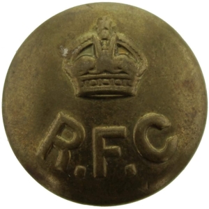 WW1 Royal Flying Corps RFC Tunic Button - PITT & CO LONDON - 23mm