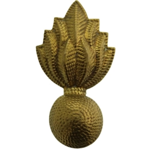 Royal Engineers Corps OFFICERS Bronze TERRITORIAL Collar Badge
