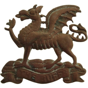 UK Dug Detecting Find - WW1 Buffs (Royal East Kent) Regiment Relic Cap Badge
