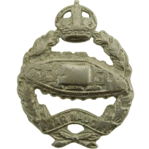 WW2 Royal Tank Regiment Corps Collar Badge