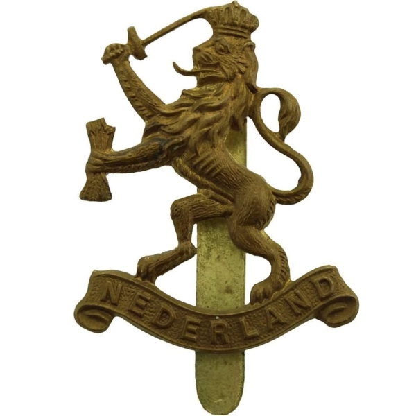 WW2 Dutch Army in Exile (Free Netherlands Forces) Cap Badge - British ...