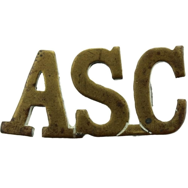 WW1 Army Service Corps ASC Shoulder Title - British Military Badges
