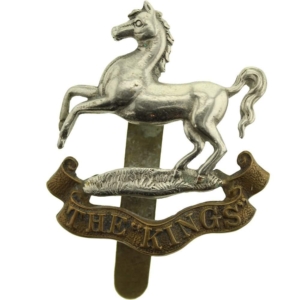 WW1 Kings Liverpool Regiment (King's) Cap Badge - FIRST PATTERN