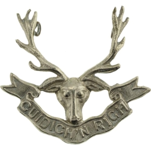 WW2 Seaforth Highlanders Regiment Cap Badge 3X LUGS VERSION