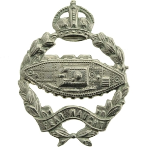 WW2 Royal Tank Regiment Cap Badge
