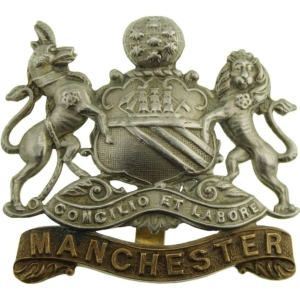 WW1 Manchester Regiment Cap Badge - FIRST PATTERN