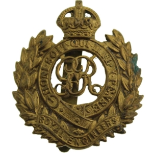 WW1 Royal Engineers Corps (George V) Cap Badge
