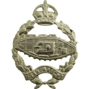 WW2 Royal Tank Regiment Cap Badge