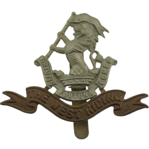 WW1 Duke of Wellingtons West Riding Regiment Cap Badge