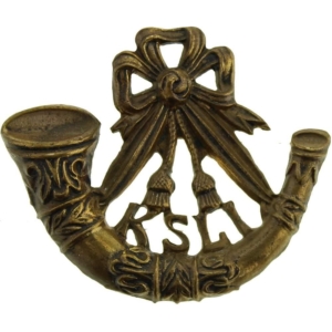 Kings Shropshire Light Infantry Regiment KSLI King's Collar Badge