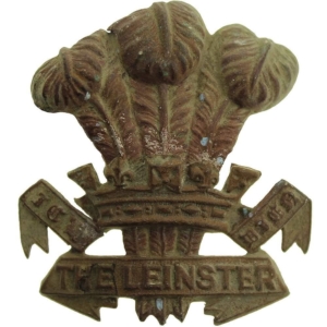 UK Dug Detecting Find - WW1 Leinster Irish Regiment Relic Cap Badge