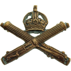 WW1 Machine Gun Corps MGC Collar Badge
