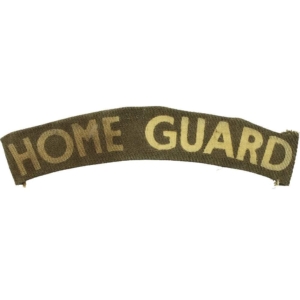 WW2 Home Guard Unit PRINTED Cloth Shoulder Title Badge Flash
