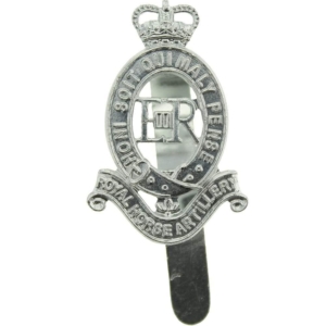 Royal Horse Artillery RHA Staybrite Anodised Cap Badge - Staybright